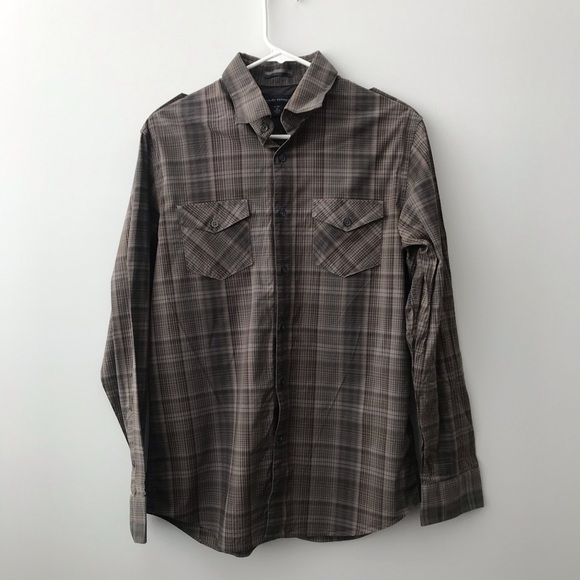 Banana Republic Brown Button-Up Shirt - Picture 2 of 5